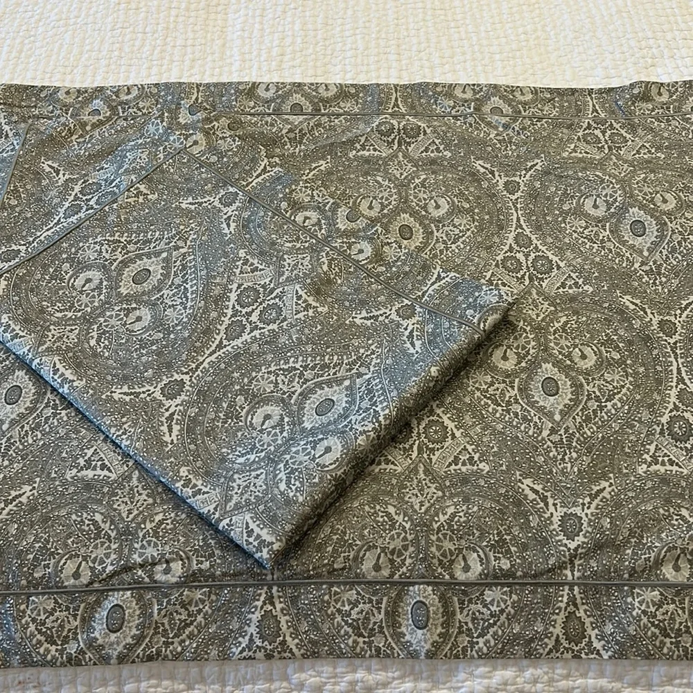 Restoration Hardware Paisley pillowcases